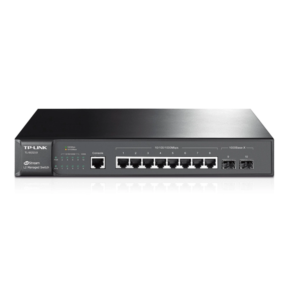 TP-Link Omada Access 8-Port Gigabit Switch with 2 SFP Slots (TL-SG3210) view 2